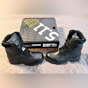 5.11 Tactical Men's A.T.A.C. 8'' Shield Composite Toe Waterproof Tactical Boots